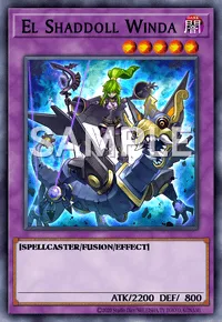 El Shaddoll Winda, Yu-Gi-Oh! card, DARK