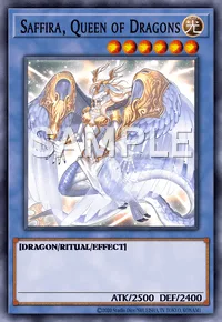 Saffira, Queen of Dragons, Yu-Gi-Oh! card, LIGHT