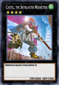 Castel, the Skyblaster Musketeer, Yu-Gi-Oh! card, WIND