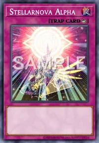 Stellarnova Alpha, Yu-Gi-Oh! card, TRAP