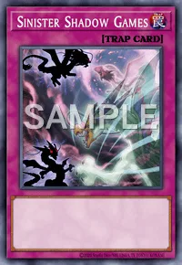 Sinister Shadow Games, Yu-Gi-Oh! card, TRAP