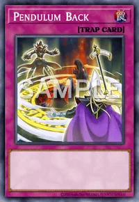 Pendulum Back, Yu-Gi-Oh! card, TRAP