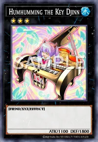 Humhumming the Key Djinn, Yu-Gi-Oh! card, WATER