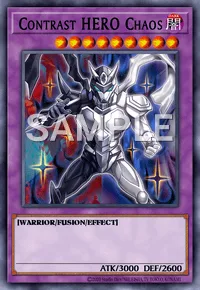 Contrast HERO Chaos, Yu-Gi-Oh! card, DARK