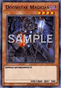 Doomstar Magician, Yu-Gi-Oh! card, DARK