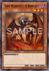 Scarm, Malebranche of the Burning Abyss, Yu-Gi-Oh! card, DARK