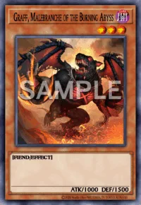 Graff, Malebranche of the Burning Abyss, Yu-Gi-Oh! card, DARK