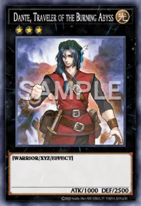 Dante, Traveler of the Burning Abyss, Yu-Gi-Oh! card, LIGHT
