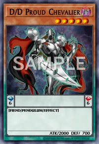 D/D Proud Chevalier, Yu-Gi-Oh! card, DARK