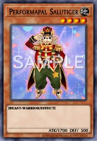 Performapal Salutiger, Yu-Gi-Oh! card, EARTH