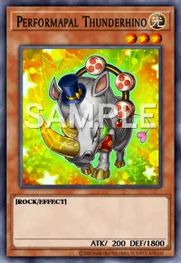 Performapal Thunderhino, Yu-Gi-Oh! card, LIGHT