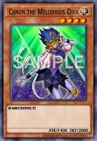 Canon the Melodious Diva, Yu-Gi-Oh! card, LIGHT