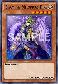Elegy the Melodious Diva, Yu-Gi-Oh! card, LIGHT