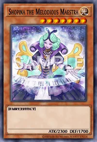 Shopina the Melodious Maestra, Yu-Gi-Oh! card, LIGHT