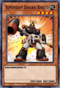 Superheavy Samurai Kabuto, Yu-Gi-Oh! card, EARTH