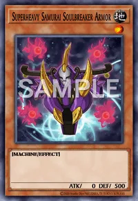 Superheavy Samurai Soulbreaker Armor, Yu-Gi-Oh! card, EARTH