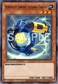 Superheavy Samurai Soulbang Cannon, Yu-Gi-Oh! card, EARTH
