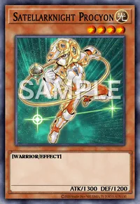 Satellarknight Procyon, Yu-Gi-Oh! card, LIGHT