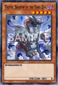 Taotie, Shadow of the Yang Zing, Yu-Gi-Oh! card, DARK