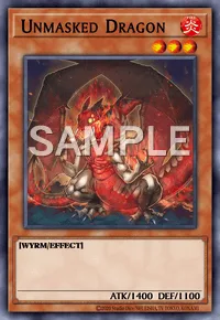 Unmasked Dragon, Yu-Gi-Oh! card, FIRE