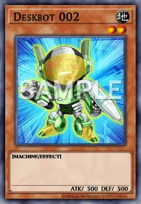 Deskbot 002, Yu-Gi-Oh! card, EARTH