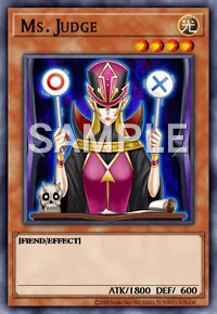 Ms. Judge, Yu-Gi-Oh! card, LIGHT