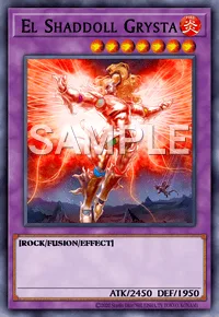 El Shaddoll Grysta, Yu-Gi-Oh! card, FIRE