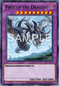 First of the Dragons, Yu-Gi-Oh! card, DARK