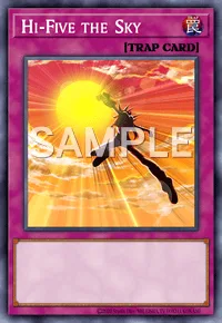 Hi-Five the Sky, Yu-Gi-Oh! card, TRAP