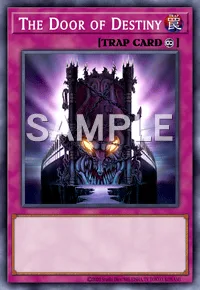 The Door of Destiny, Yu-Gi-Oh! card, TRAP