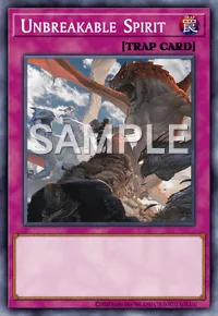 Unbreakable Spirit, Yu-Gi-Oh! card, TRAP