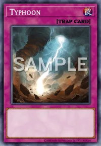 Typhoon, Yu-Gi-Oh! card, TRAP
