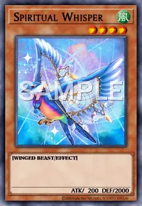 Spiritual Whisper, Yu-Gi-Oh! card, WIND