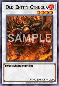 Old Entity Cthugua, Yu-Gi-Oh! card, FIRE