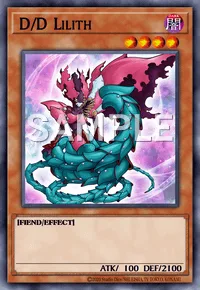 D/D Lilith, Yu-Gi-Oh! card, DARK