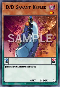 D/D Savant Kepler, Yu-Gi-Oh! card, DARK