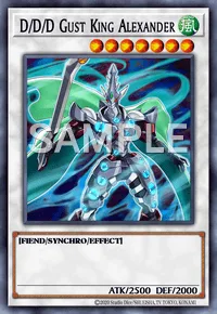 D/D/D Gust King Alexander, Yu-Gi-Oh! card, WIND