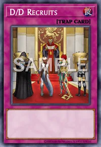 D/D Recruits, Yu-Gi-Oh! card, TRAP