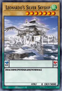 Leonardo's Silver Skyship, Yu-Gi-Oh! card, WIND