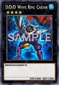 D/D/D Wave King Caesar, Yu-Gi-Oh! card, WATER