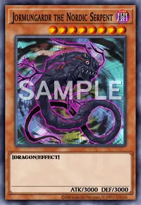 Jormungardr the Nordic Serpent, Yu-Gi-Oh! card, DARK