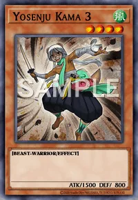 Yosenju Kama 3, Yu-Gi-Oh! card, WIND