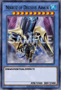Nekroz of Decisive Armor, Yu-Gi-Oh! card, WATER