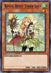 Ritual Beast Tamer Lara, Yu-Gi-Oh! card, WIND