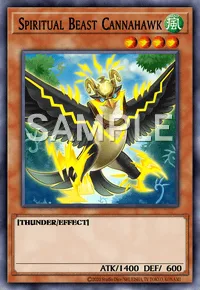 Spiritual Beast Cannahawk, Yu-Gi-Oh! card, WIND