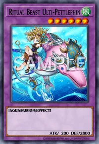 Ritual Beast Ulti-Pettlephin, Yu-Gi-Oh! card, WIND