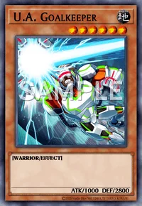 U.A. Goalkeeper, Yu-Gi-Oh! card, EARTH