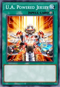 U.A. Powered Jersey, Yu-Gi-Oh! card, SPELL