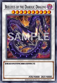 Beelzeus of the Diabolic Dragons, Yu-Gi-Oh! card, DARK