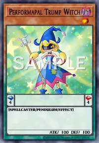 Performapal Trump Witch, Yu-Gi-Oh! card, DARK